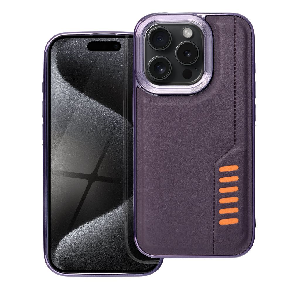 Pokrowiec etui pancerne MILANO ciemnofioletowe Xiaomi Redmi Note 13 5G / 2