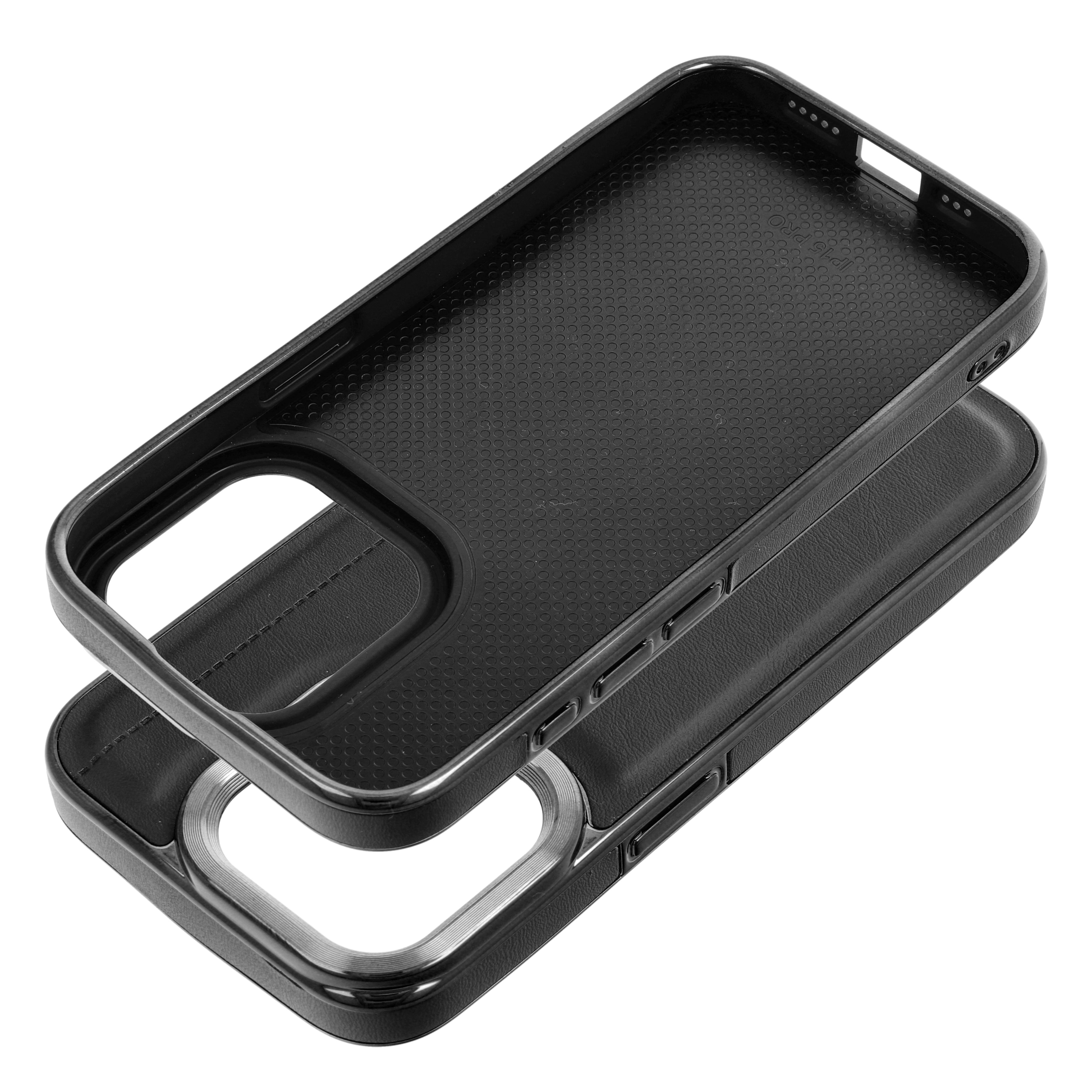 Pokrowiec etui pancerne MILANO czarne APPLE iPhone 14 Pro / 3