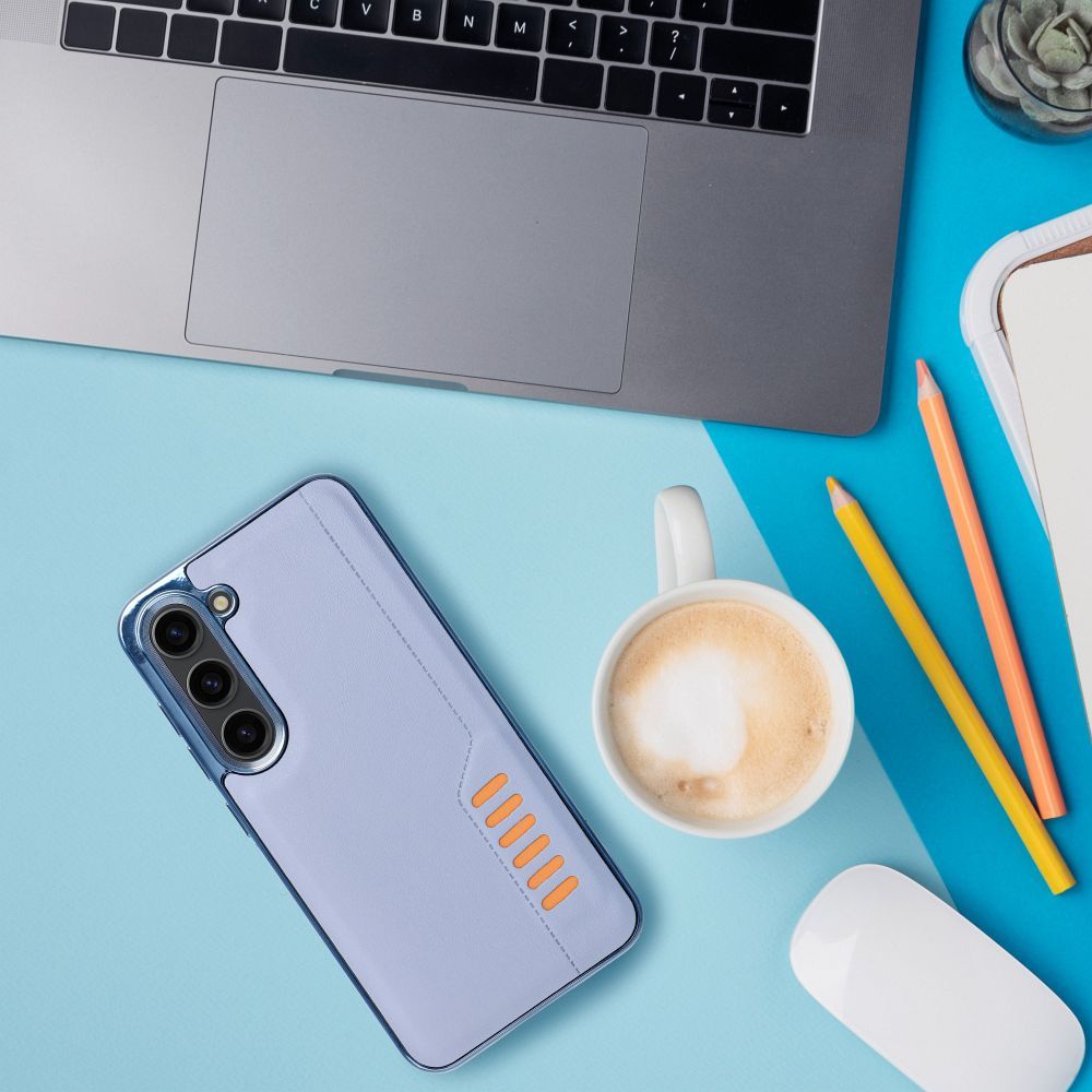 Pokrowiec etui pancerne MILANO niebieskie SAMSUNG Galaxy A52s 5G / 5