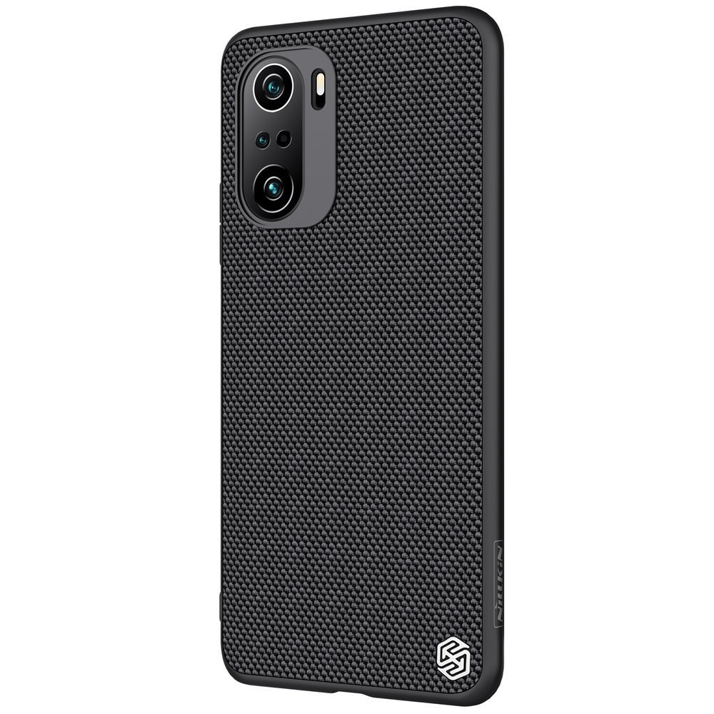 Pokrowiec etui pancerne Nillkin Textured Case czarne Xiaomi Redmi K40 / 3