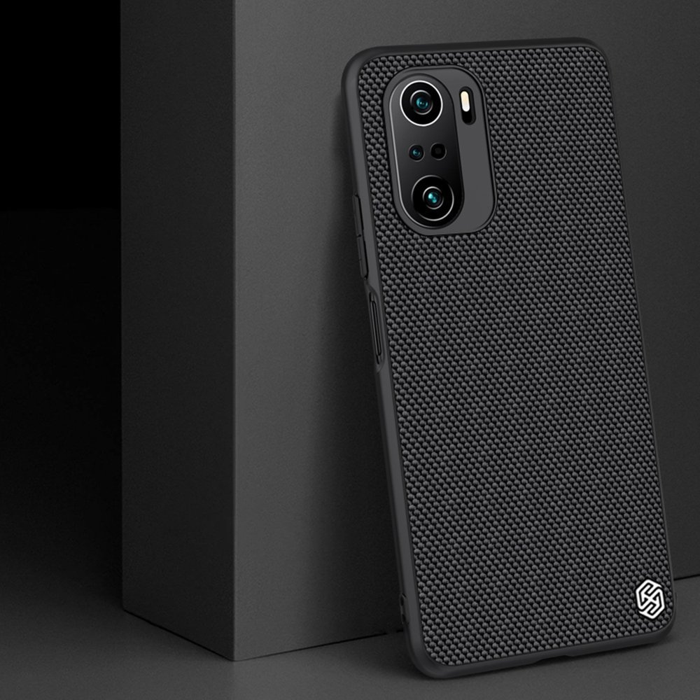 Pokrowiec etui pancerne Nillkin Textured Case czarne Xiaomi Redmi K40 Pro / 8