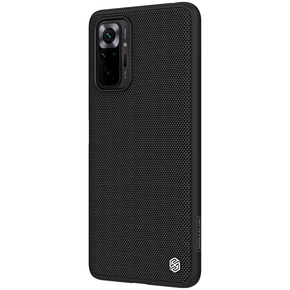 Pokrowiec etui pancerne Nillkin Textured Case czarne Xiaomi Redmi Note 10 Pro / 3