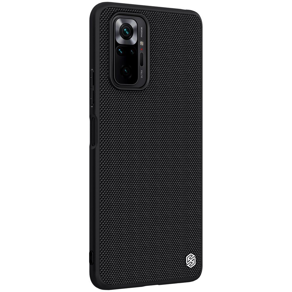 Pokrowiec etui pancerne Nillkin Textured Case czarne Xiaomi Redmi Note 10 Pro / 6