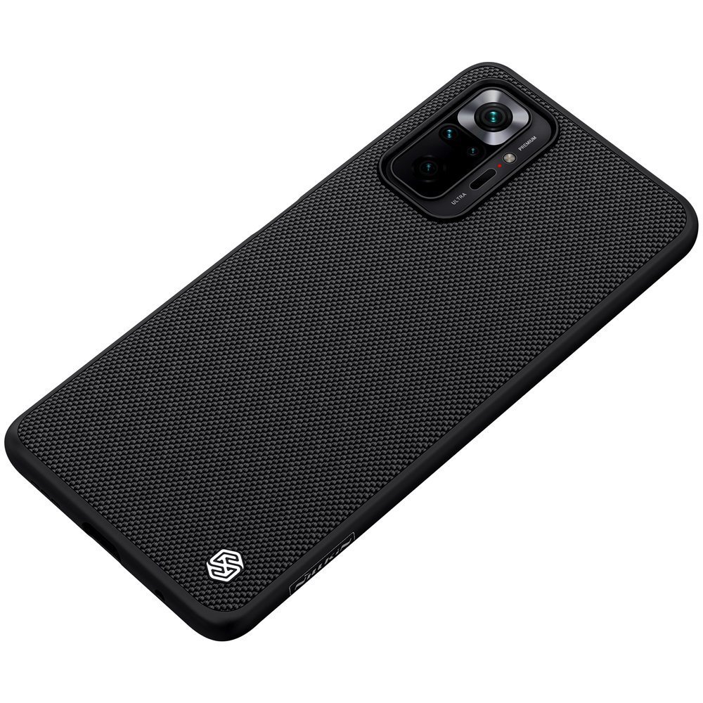 Pokrowiec etui pancerne Nillkin Textured Case czarne Xiaomi Redmi Note 10 Pro / 8