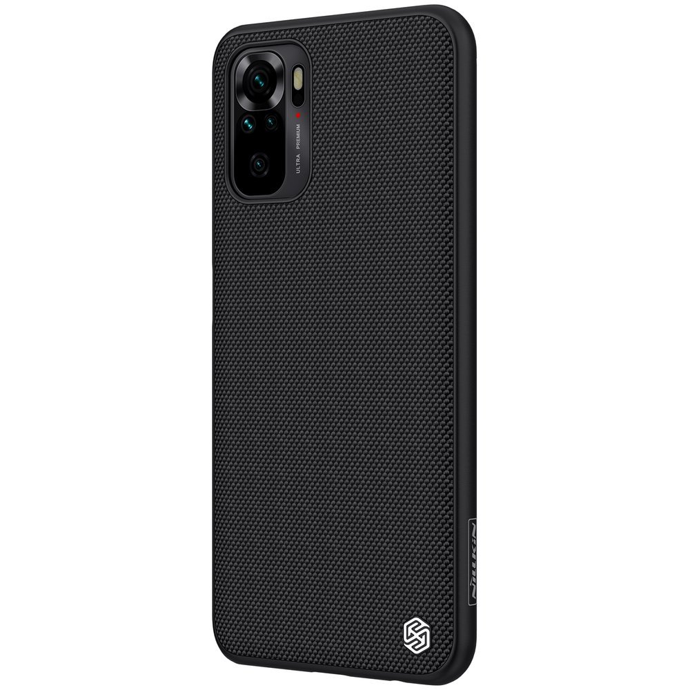 Pokrowiec etui pancerne Nillkin Textured Case czarne Xiaomi Redmi Note 10S / 3