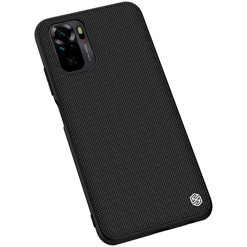 Pokrowiec etui pancerne Nillkin Textured Case czarne Xiaomi Redmi Note 10S / 7