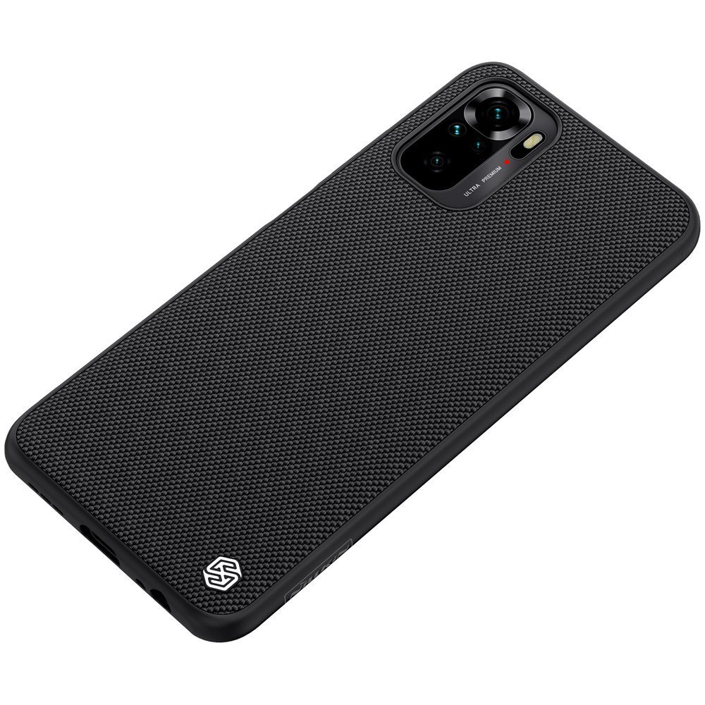 Pokrowiec etui pancerne Nillkin Textured Case czarne Xiaomi Redmi Note 10S / 8