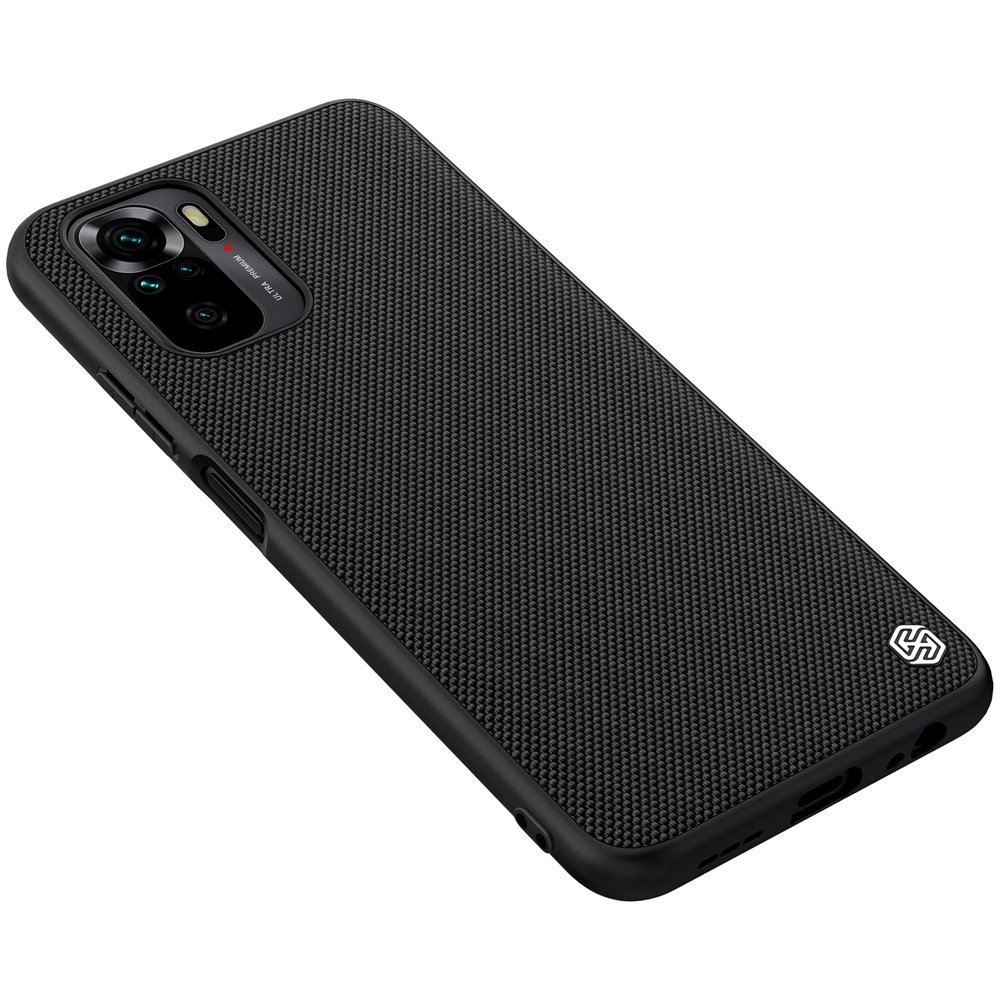 Pokrowiec etui pancerne Nillkin Textured Case czarne Xiaomi Redmi Note 10S / 9