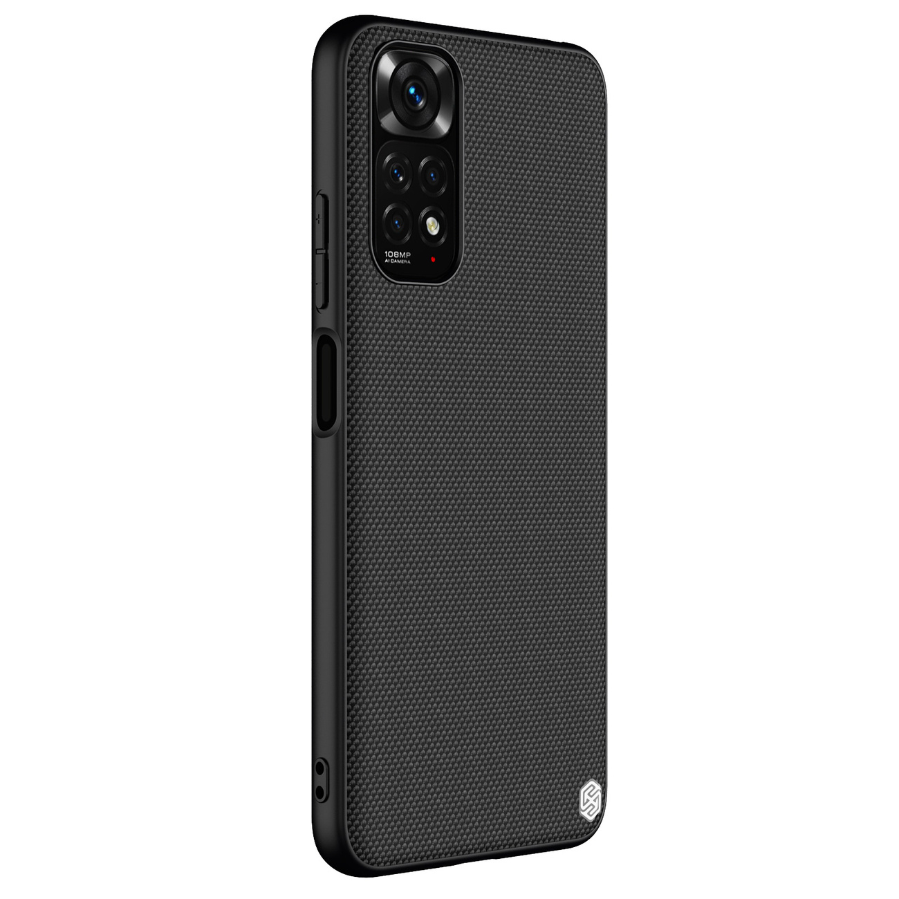 Pokrowiec etui pancerne Nillkin Textured Case czarne Xiaomi Redmi Note 11 / 3