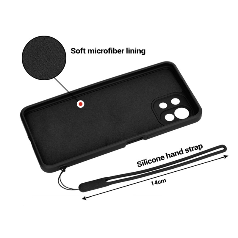 Pokrowiec etui pancerne Pastel Ring czarne Xiaomi Redmi Note 10 5G / 4
