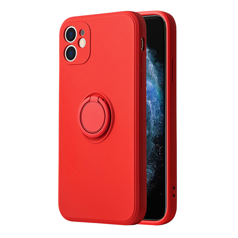 Pokrowiec etui pancerne Pastel Ring czerwone APPLE iPhone 12 Pro Max