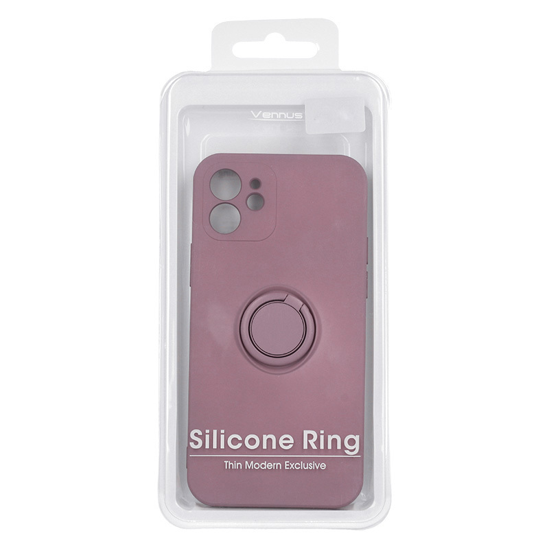 Pokrowiec etui pancerne Pastel Ring fioletowe SAMSUNG Galaxy S21+ / 11