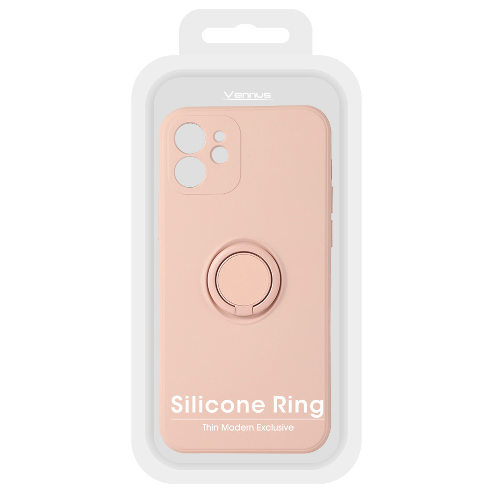 Pokrowiec etui pancerne Pastel Ring jasnoróżowe SAMSUNG Galaxy S23 Plus / 6