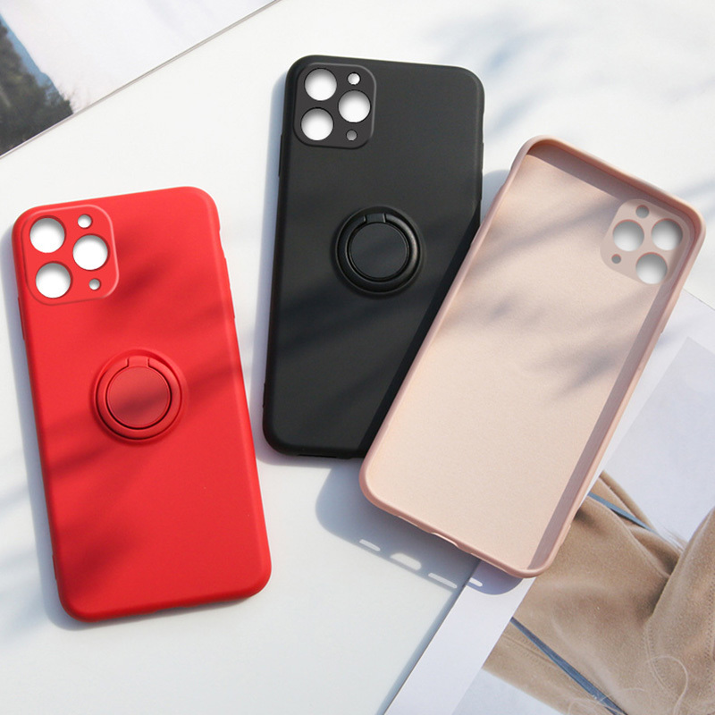 Pokrowiec etui pancerne Pastel Ring jasnorowe Xiaomi Redmi 9 / 9