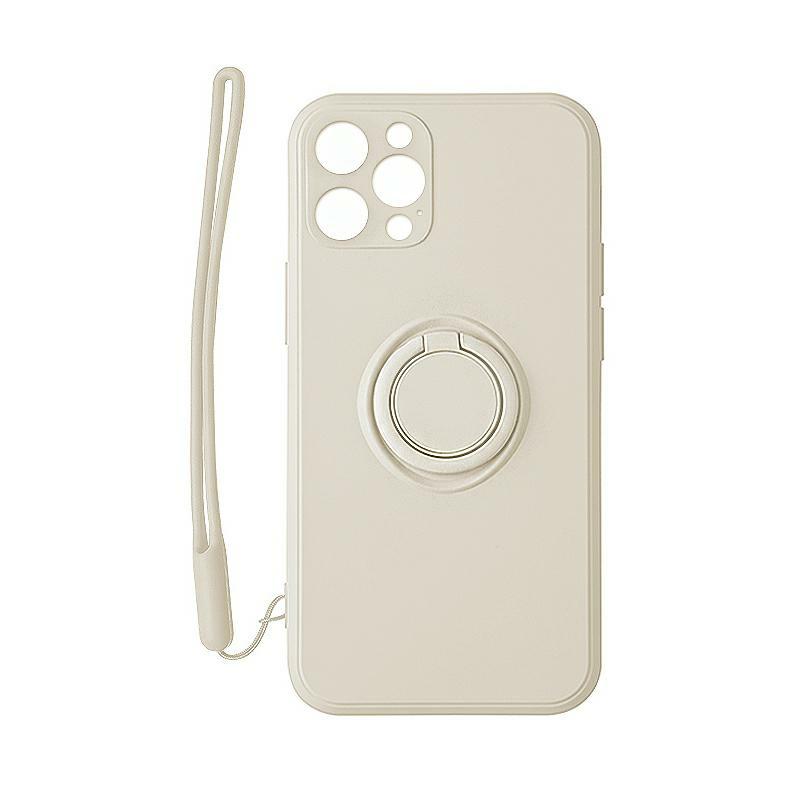 Pokrowiec etui pancerne Pastel Ring szare APPLE iPhone 11