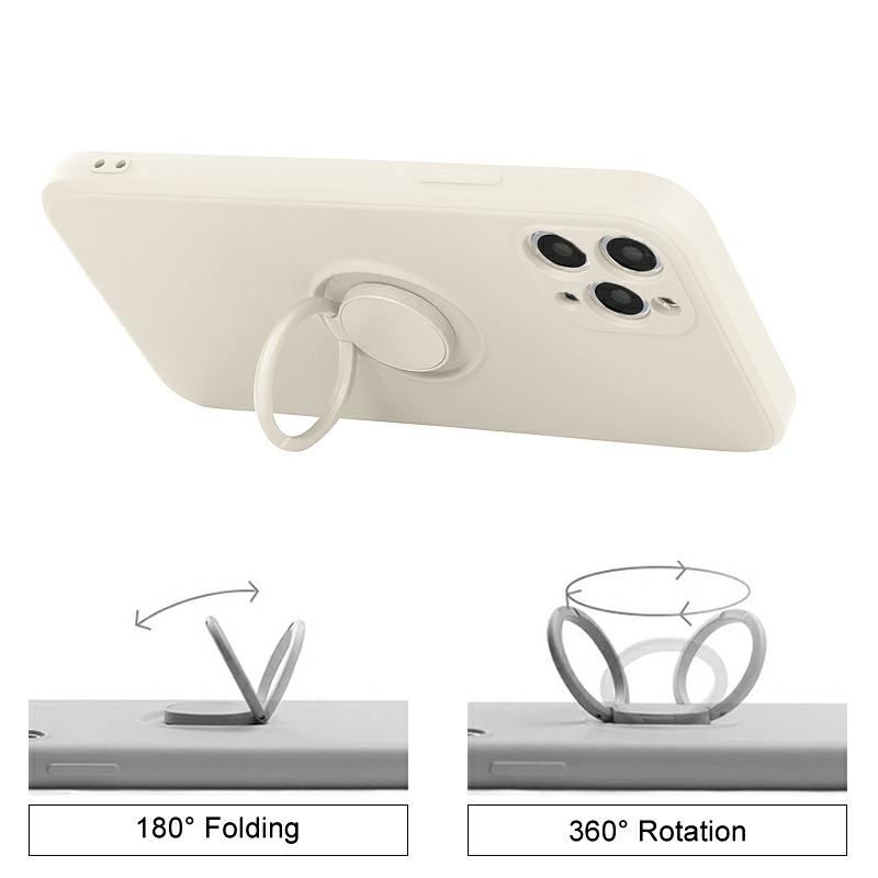 Pokrowiec etui pancerne Pastel Ring szare APPLE iPhone 12 Pro / 3