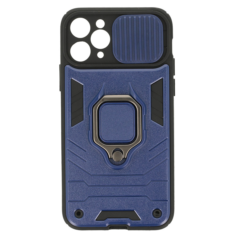 Pokrowiec etui pancerne Ring Lens Case granatowe APPLE iPhone 11 Pro / 6