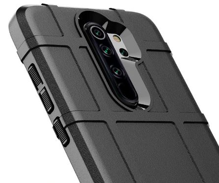 Pokrowiec etui pancerne Rugged Shield czarne Xiaomi Note 8 Pro / 2