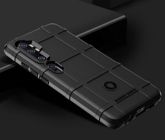 Pokrowiec etui pancerne Rugged Shield czarne Xiaomi Mi Note 10 / 5