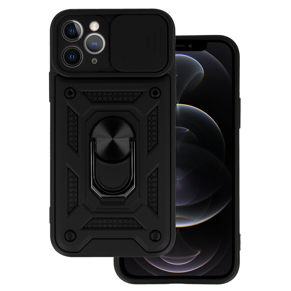 Pokrowiec etui pancerne Slide Camera Armor Case czarne APPLE iPhone 11 Pro Max