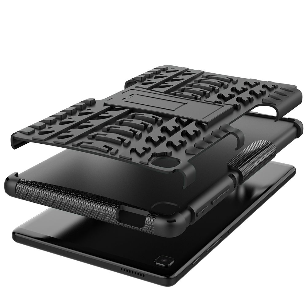 Pokrowiec etui pancerne Tech-Protect Armorlok czarne SAMSUNG Galaxy Tab A7 Lite 8.4 / 2
