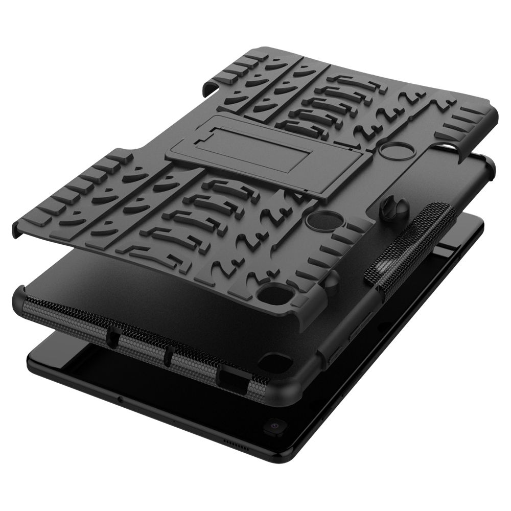 Pokrowiec etui pancerne Tech-Protect Armorlok Czarne SAMSUNG Galaxy Tab S6 Lite 10.4 / 7