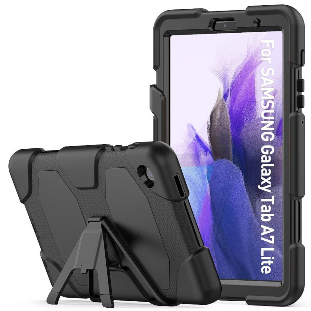 Pokrowiec etui pancerne Tech-protect Survive czarne SAMSUNG Galaxy Tab A7 Lite 8.4