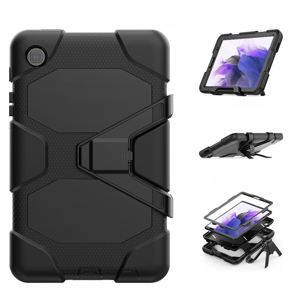 Pokrowiec etui pancerne Tech-protect Survive czarne SAMSUNG Galaxy Tab A7 Lite 8.4 / 2