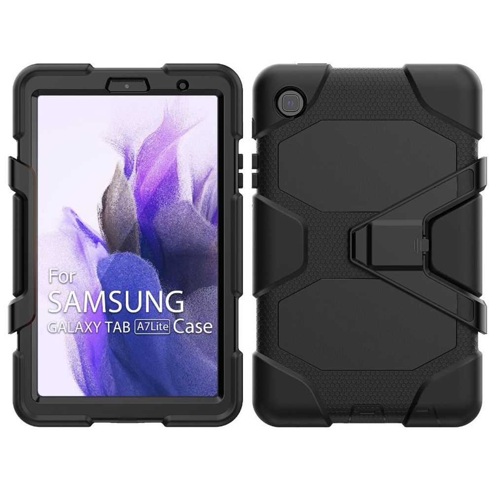 Pokrowiec etui pancerne Tech-protect Survive czarne SAMSUNG Galaxy Tab A7 Lite 8.4 / 4