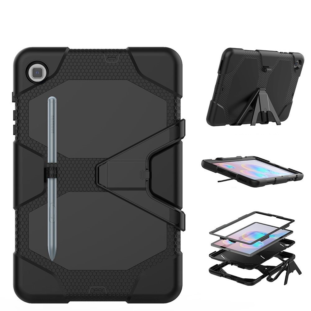 Pokrowiec etui pancerne Tech-Protect Survive czarne SAMSUNG Galaxy Tab S6 Lite 10.4 / 6