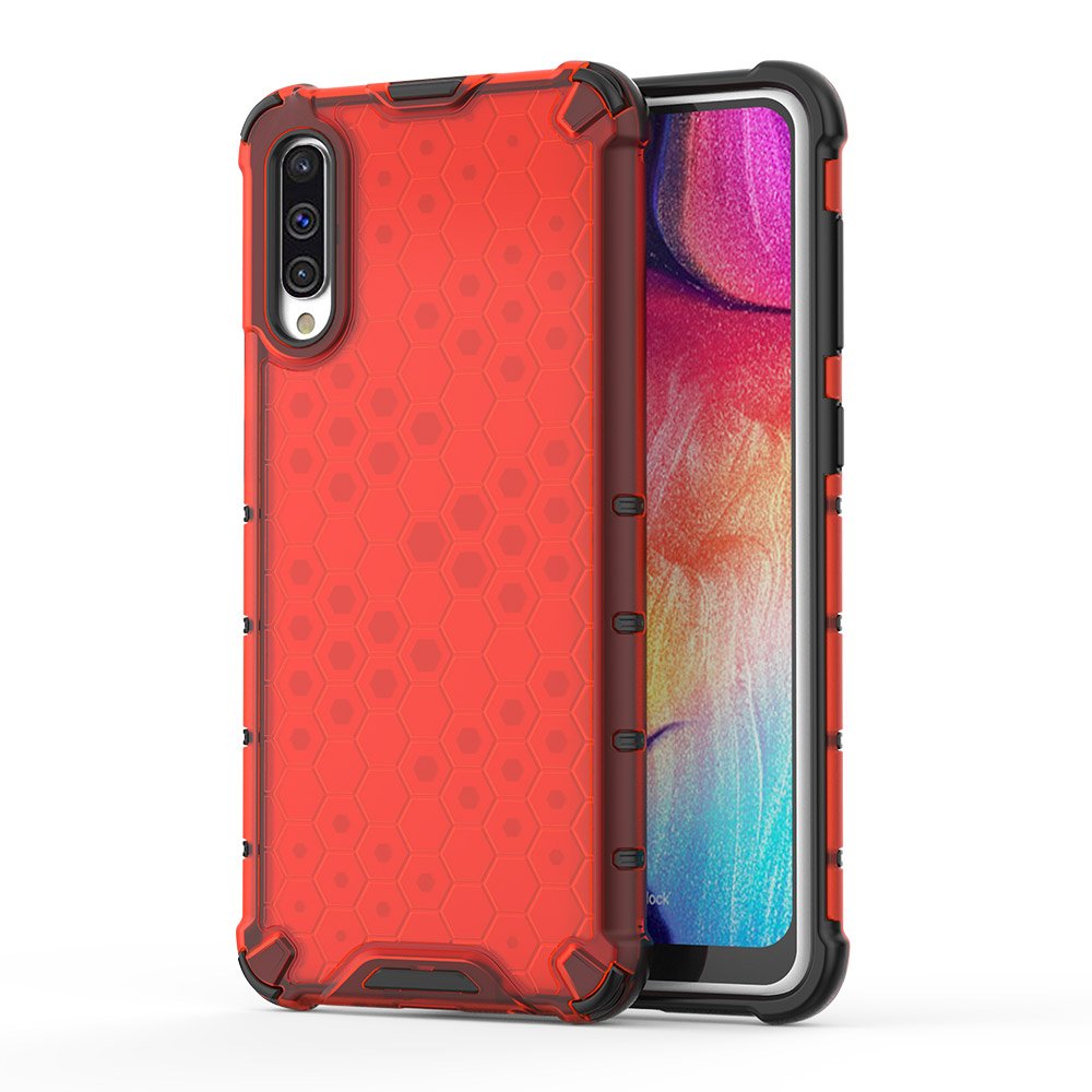 Pokrowiec etui pancerne Tel Protect Honey Armor czerwone SAMSUNG Galaxy A50s