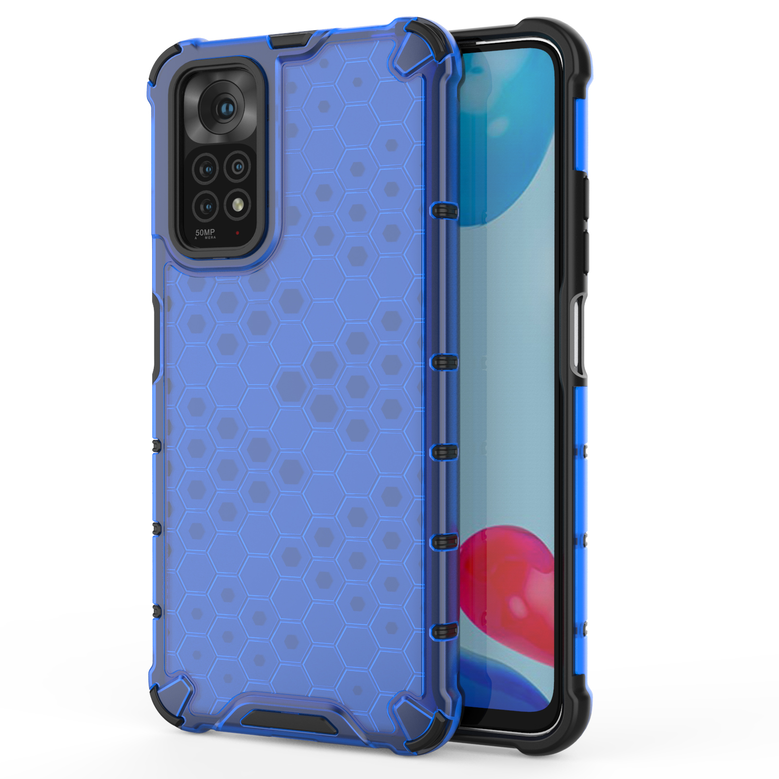 Pokrowiec etui pancerne Tel Protect Honey Armor niebieskie Xiaomi Redmi Note 11