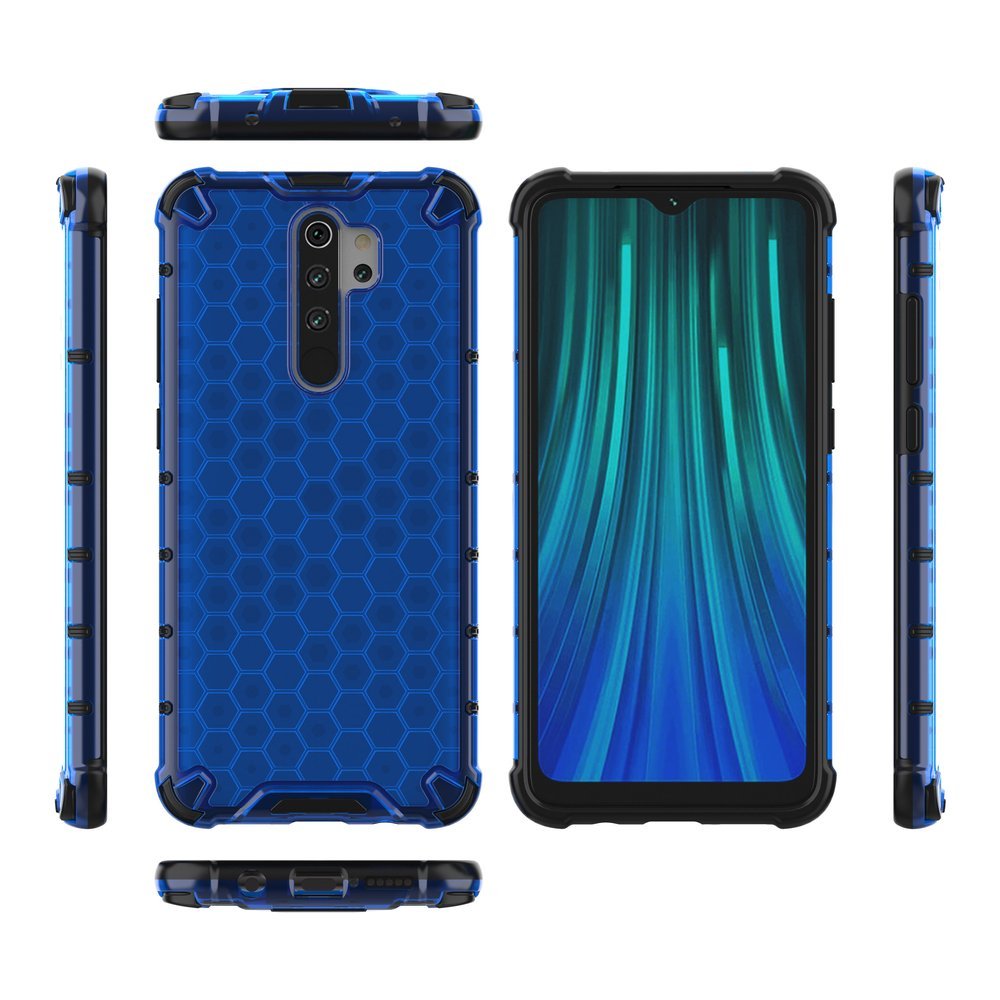 Pokrowiec etui pancerne Tel Protect Honey Armor niebieskie Xiaomi Redmi Note 8 Pro / 12