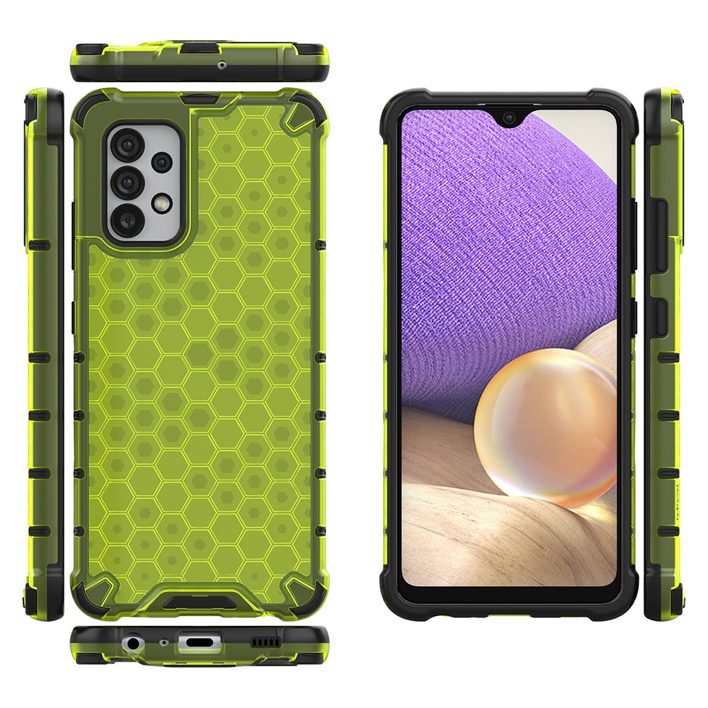 Pokrowiec etui pancerne Tel Protect Honey Armor zielone SAMSUNG Galaxy A32 / 2