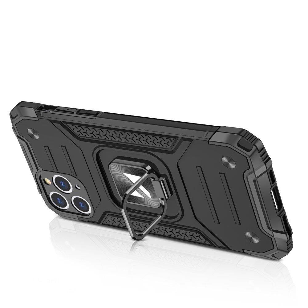 Pokrowiec etui pancerne Wozinsky Ring Armor czarne Xiaomi Mi CC9 Pro / 4