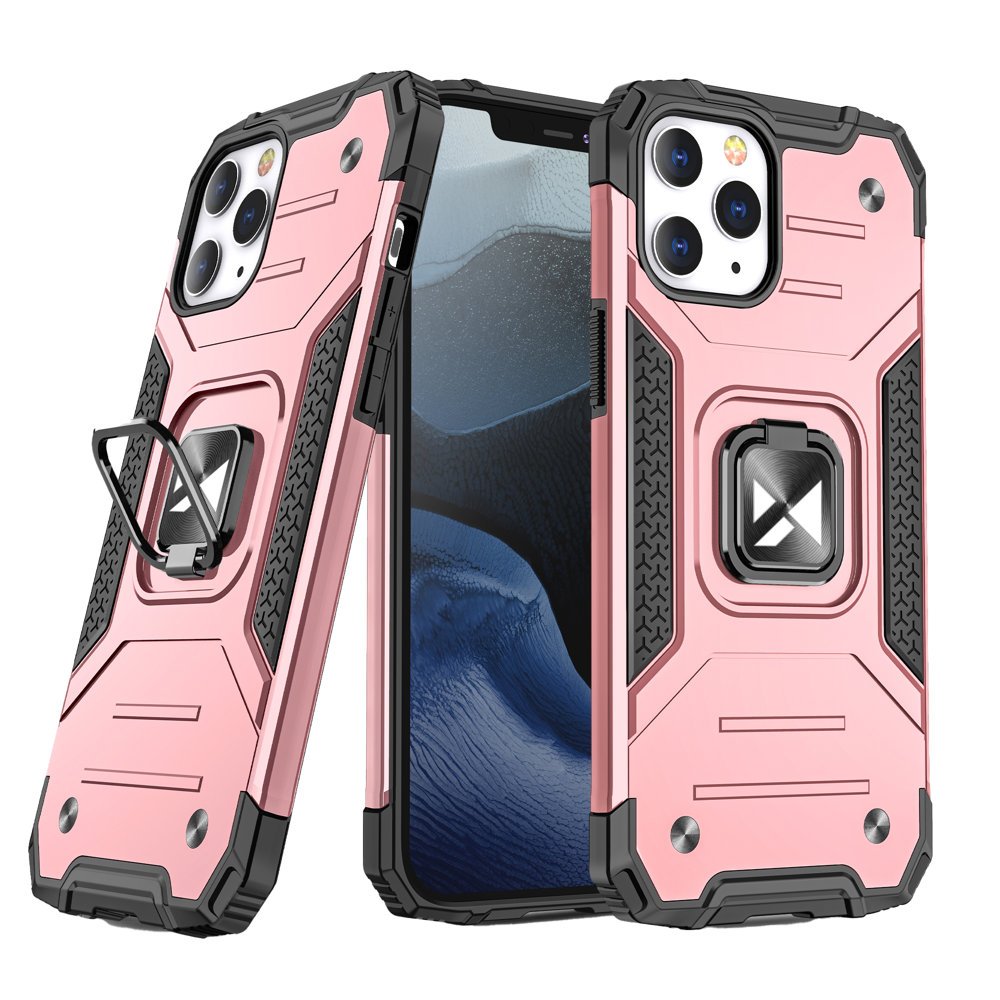 Pokrowiec etui pancerne Wozinsky Ring Armor rowe APPLE iPhone 12