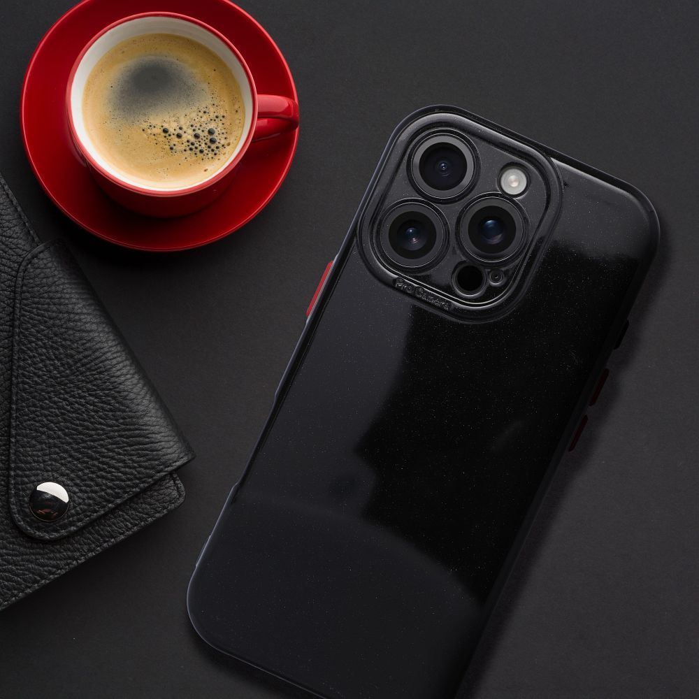 Pokrowiec Etui Pastel Shine czarne APPLE iPhone 13 / 3