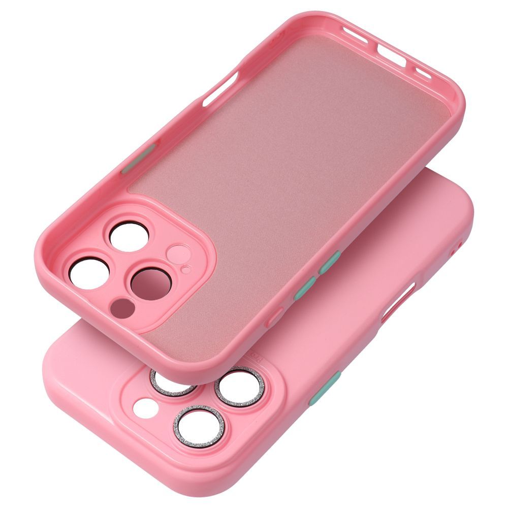 Pokrowiec Etui Pastel Shine różowe APPLE iPhone 15 Pro Max / 2