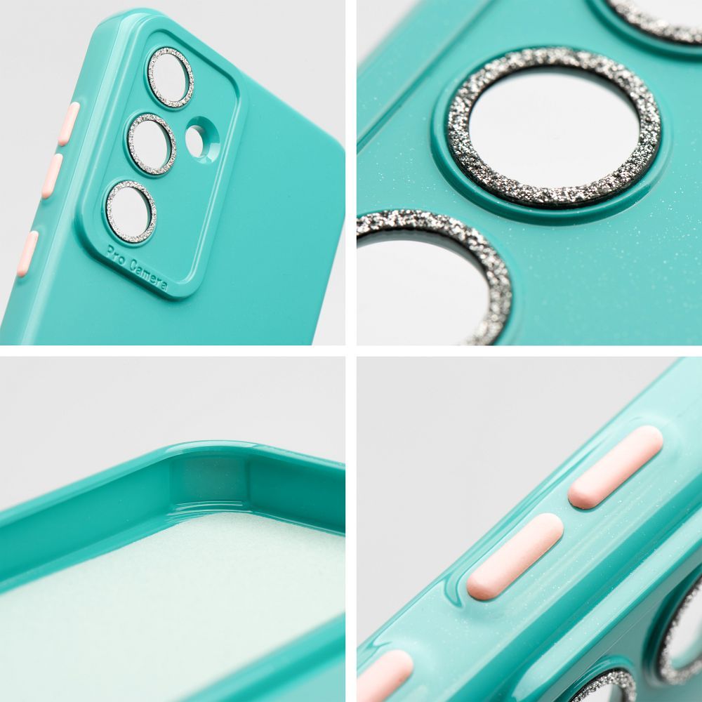 Pokrowiec Etui Pastel Shine zielone SAMSUNG Galaxy A15 / 6