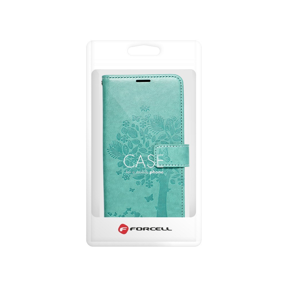 Pokrowiec etui portfelowe Mezzo z wytoczeniem Drzewo zielone Xiaomi Redmi Note 11 Pro / 4