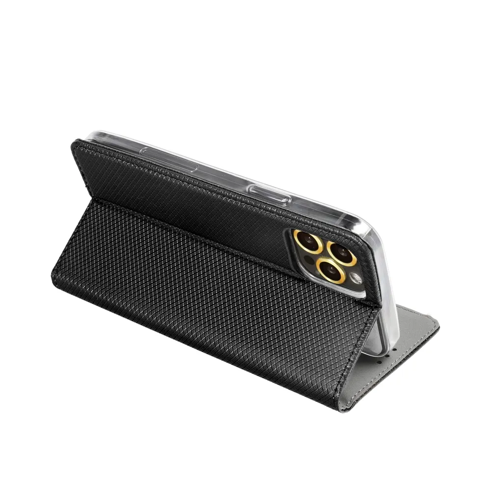Pokrowiec etui z klapk Magnet Book czarne MOTOROLA Moto G84 5G / 2