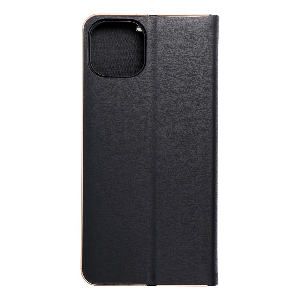 Pokrowiec etui Portfelowe z ramką Vennus Book czarne APPLE iPhone 15 Plus / 2
