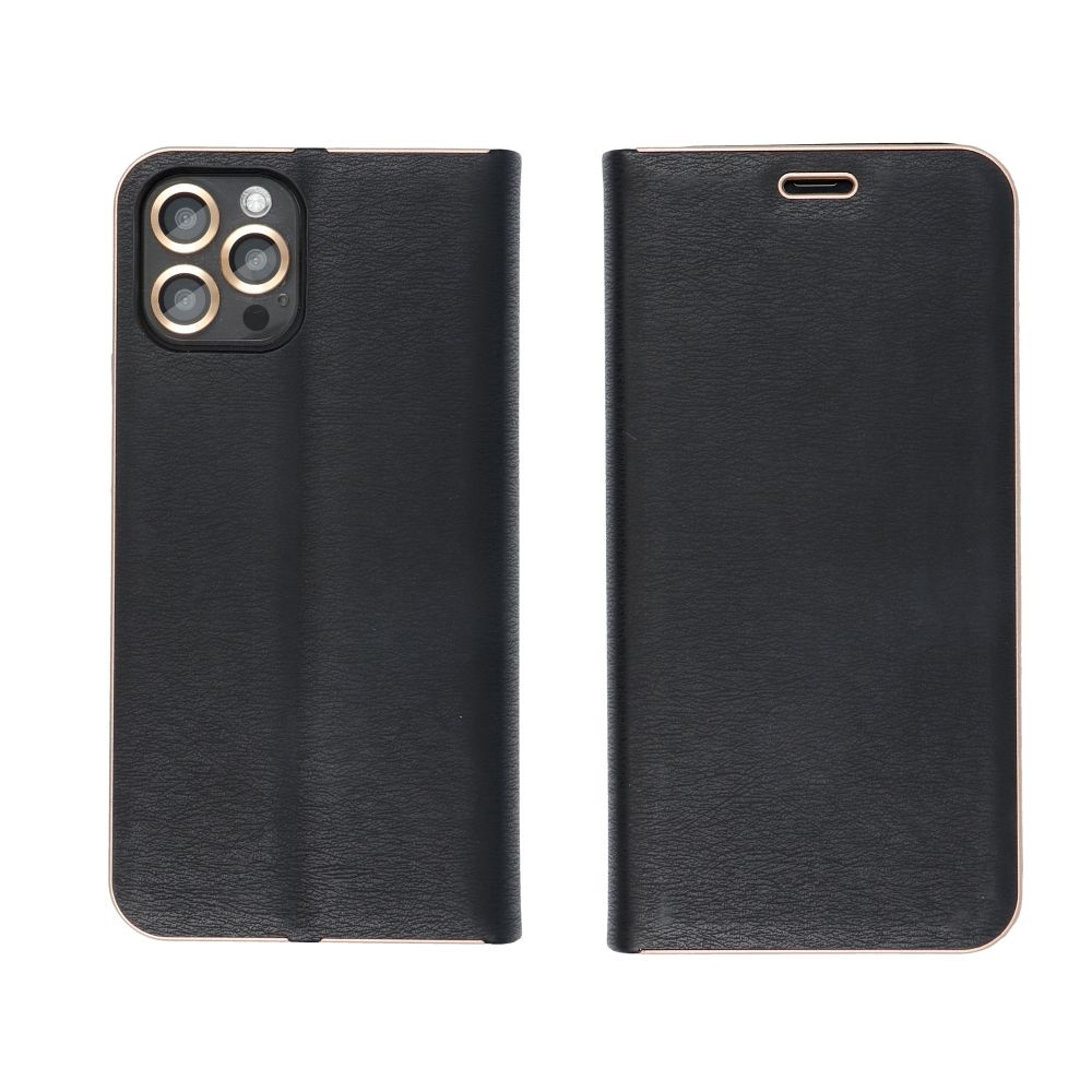 Pokrowiec etui Portfelowe z ramką Vennus Book czarne Xiaomi Redmi 12C / 4