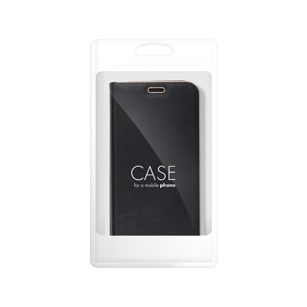 Pokrowiec etui Portfelowe z ramką Vennus Book czarne Xiaomi Redmi 12C / 8