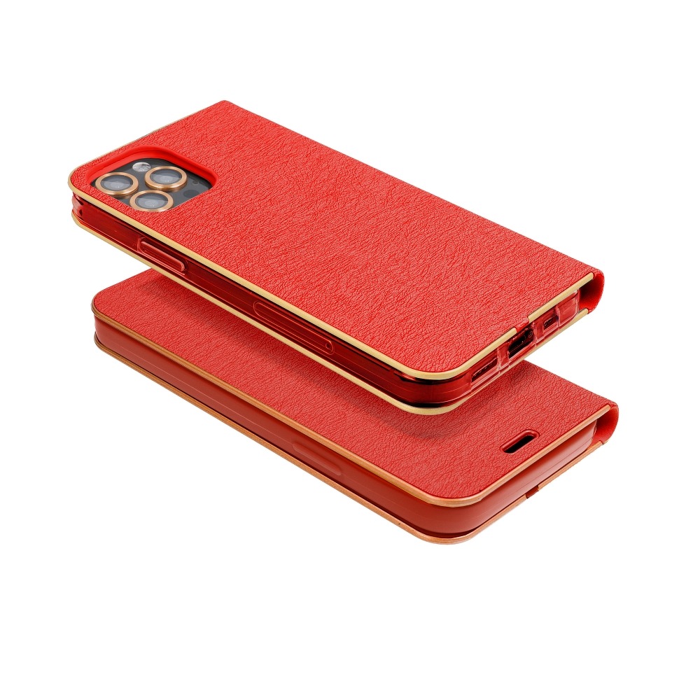 Pokrowiec etui Portfelowe z ramk Vennus Book czerwone APPLE iPhone 13 Pro Max