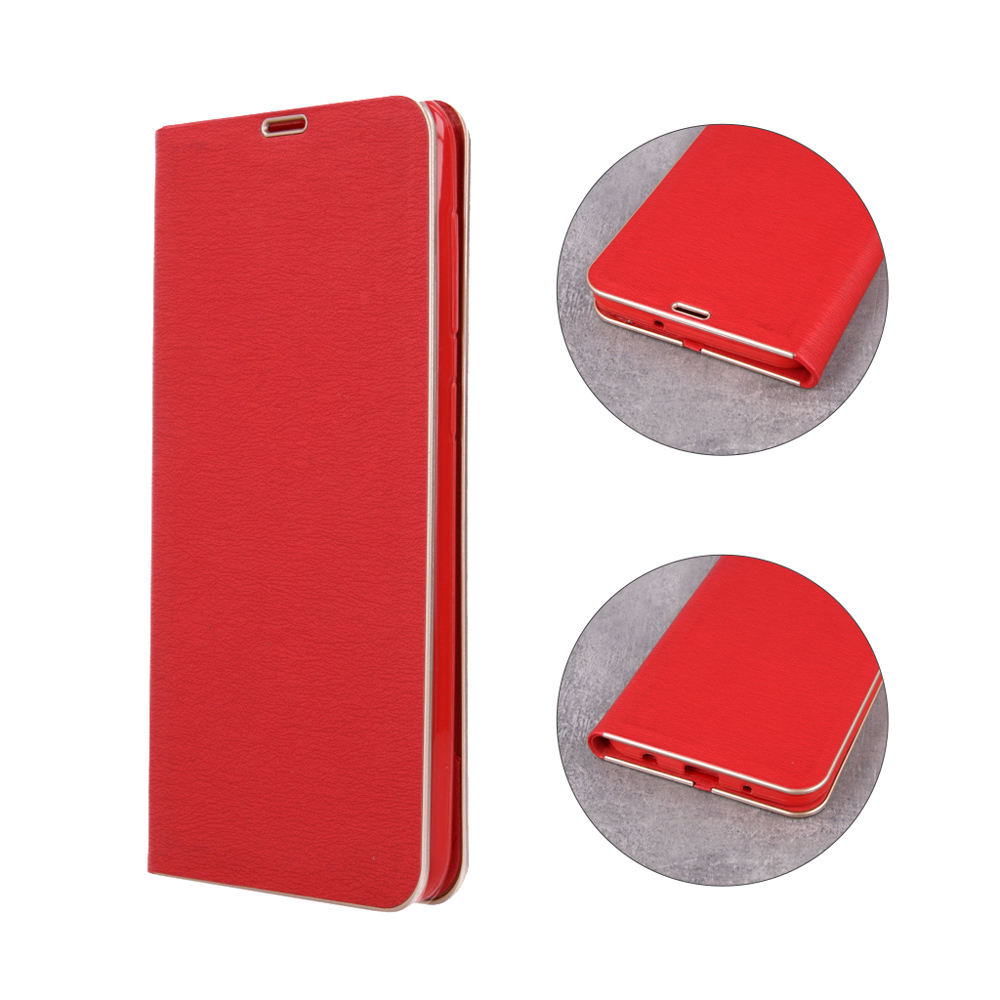Pokrowiec etui Portfelowe z ramk Vennus Book czerwone SAMSUNG Galaxy A50s / 3