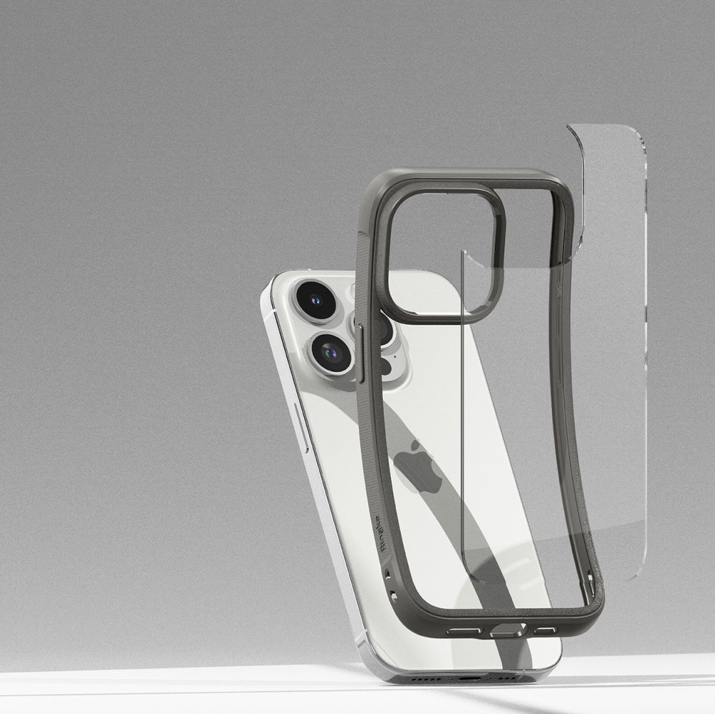 Pokrowiec etui Ringke Fusion Bold grey APPLE iPhone 15 Pro Max / 6