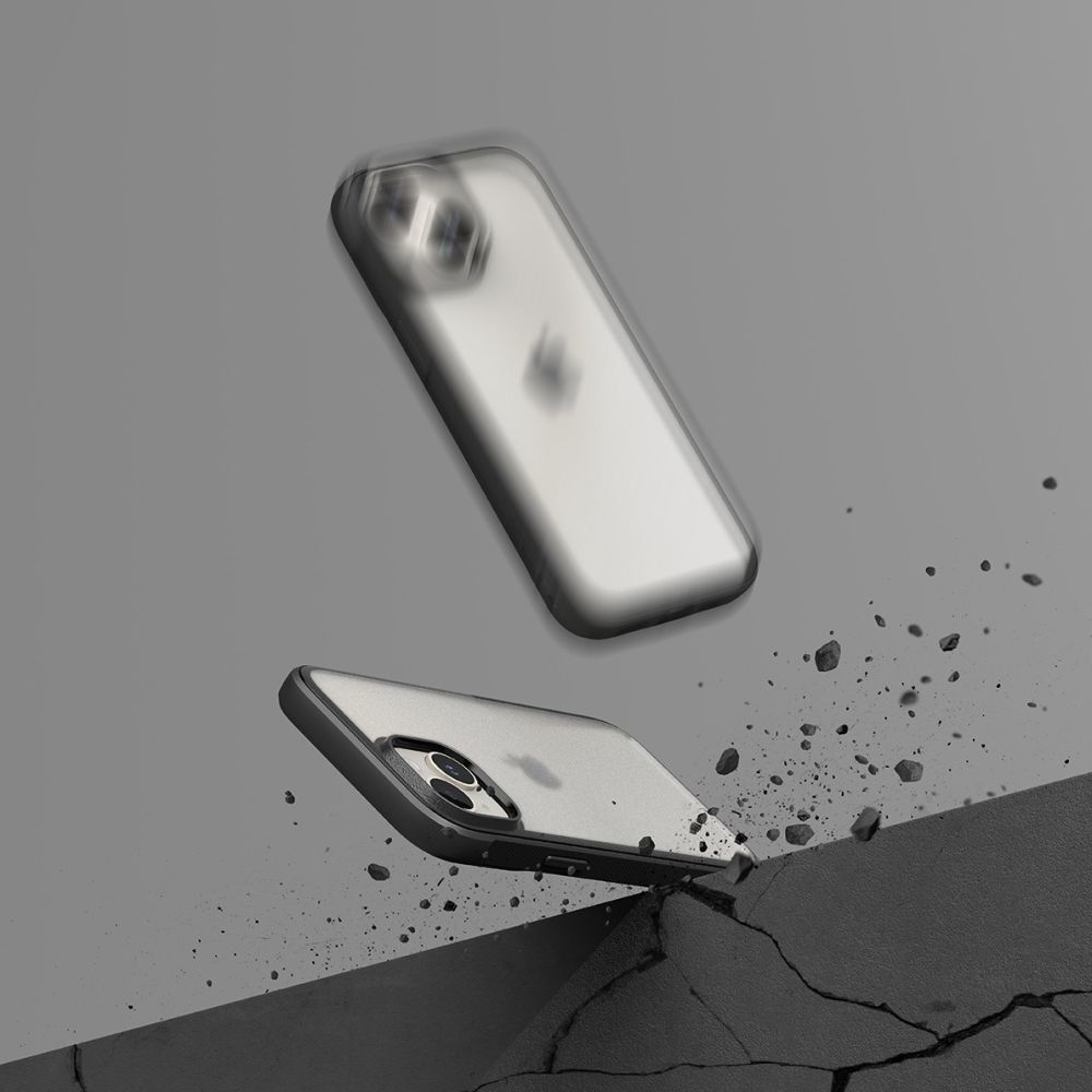 Pokrowiec etui Ringke Fusion Bold Iphone czarne APPLE iPhone 15 / 7