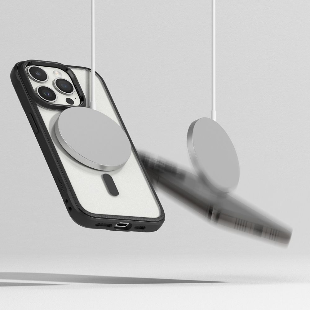 Pokrowiec etui Ringke Fusion Bold Magnetic Magsafe czarne APPLE iPhone 15 Pro / 6