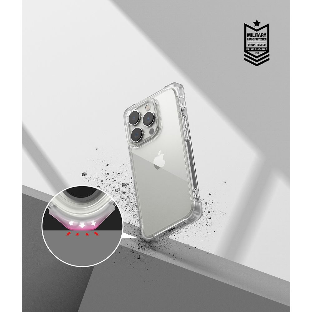 Pokrowiec etui Ringke Fusion Bumper przeroczyste APPLE iPhone 14 Pro / 5